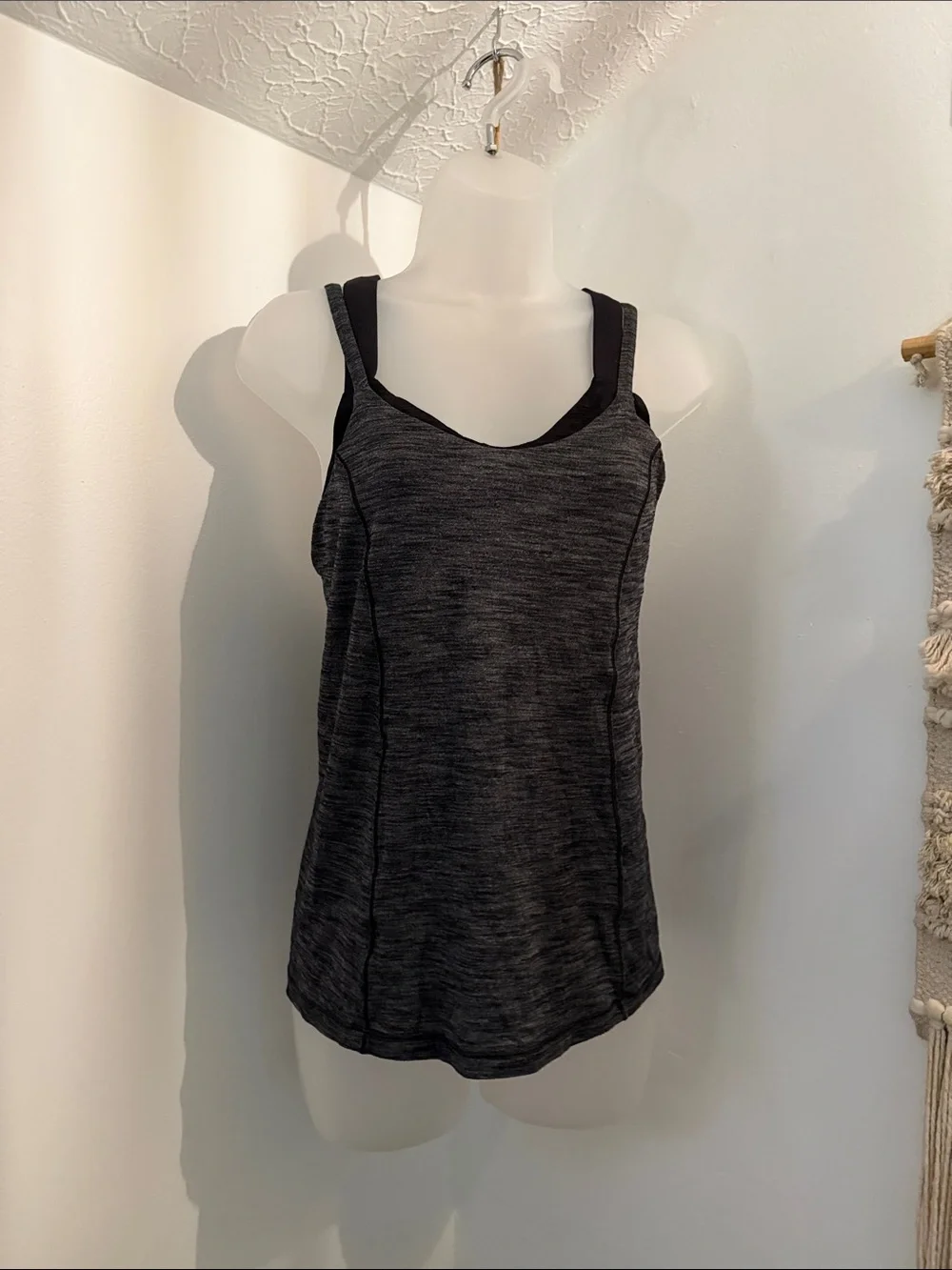 lululemon athletica Women's Double-Strap Tank Top in Dark Heather Gray